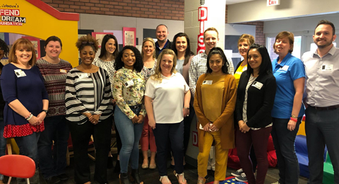 Bank Midwest associates volunteered for Junior Achievement. 